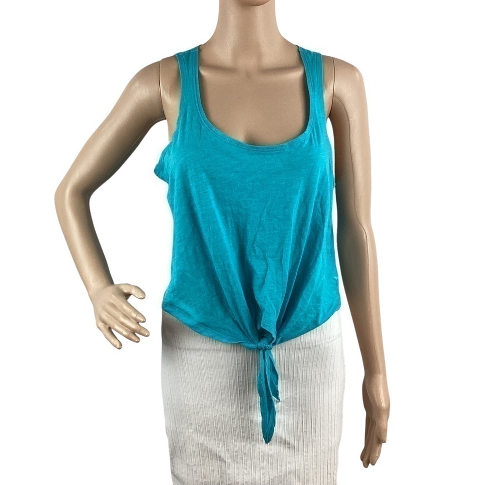 PINK Victoria's Secret Tank Top Size S Blue Crop